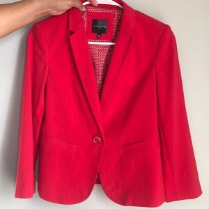 Red blazer cusual business jacket